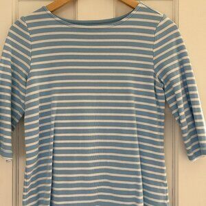 Studio Works, S, Striped 3/4 Sleeve Shirt